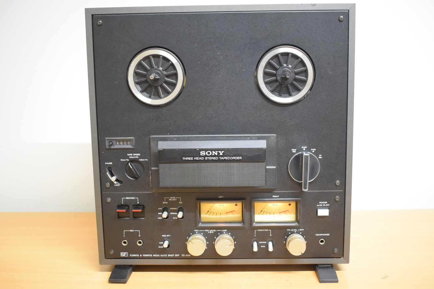 Sony TC-399 Tape Recorder  			